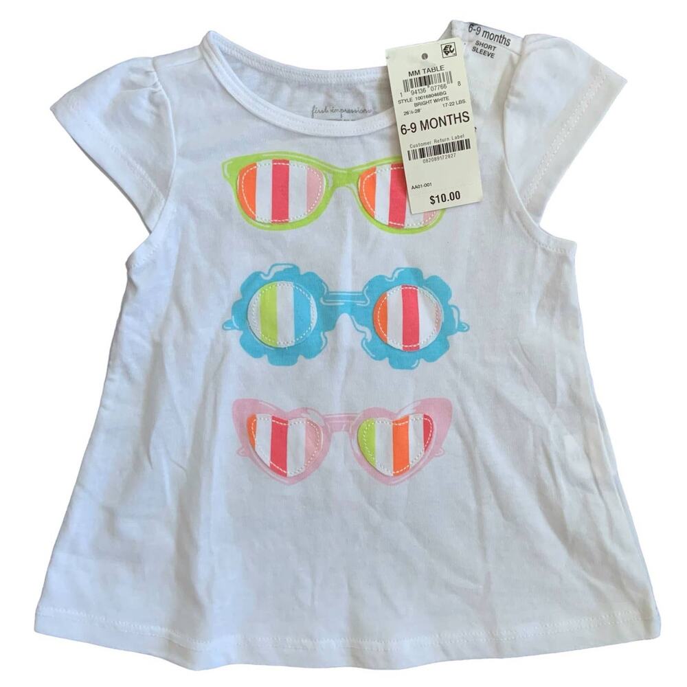 First Impressions 6-9 Months Sunglasses Tee